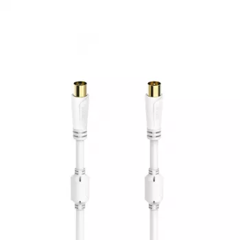 Coaxial Cable Hama 00205246 1.5 m White Coaxial Connectors