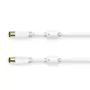 Coaxial Cable Hama 00205246 1.5 m White Coaxial Connectors