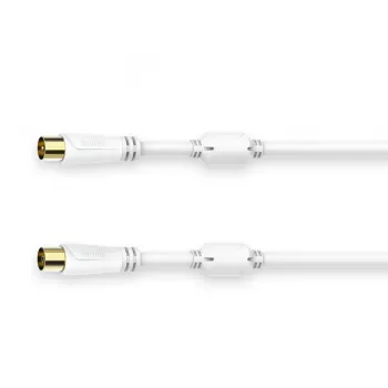 Coaxial Cable Hama 00205246 1.5 m White Coaxial Connectors