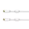 Hama 00205253 coaxial cable 5 m F White