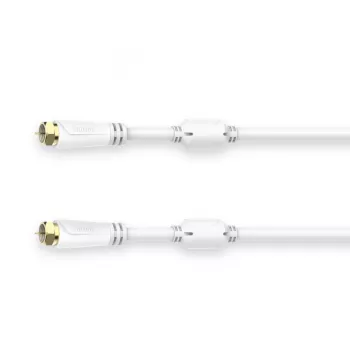 Hama 00205253 coaxial cable 5 m F White