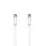 Hama 00205066 coaxial cable 10 m F White