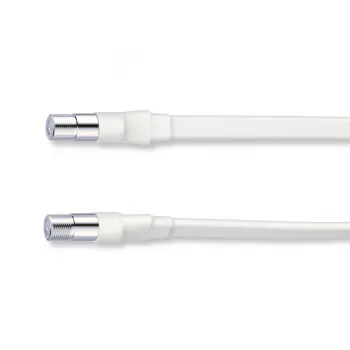 Hama 00205227 coaxial cable 0.2 m F White