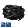 ACT 20 mm spiral cable wrap, length 30 meters, Cable management, Black, Polyvinyl chloride (PVC)
