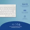 R-Go Tools Ergonomic keyboard R-Go Compact Break, compact keyboard with break software, QWERTY (UK), Bluetooth, white
