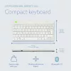 R-Go Tools Ergonomic keyboard R-Go Compact Break, compact keyboard with break software, QWERTY (UK), Bluetooth, white