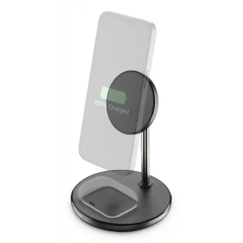 Cellularline Mag Duo Wireless Charger 2-in-1 wireless charging holder for Apple devices