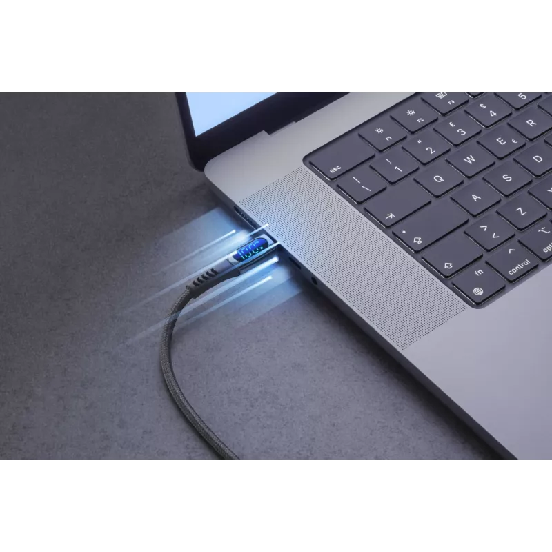 Cellularline Display Cable USB-C cable with integrated LCD display