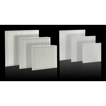 Rack accessory filter Rittal 3183.125, polycarbonate/polyester housing, white, pack of 5