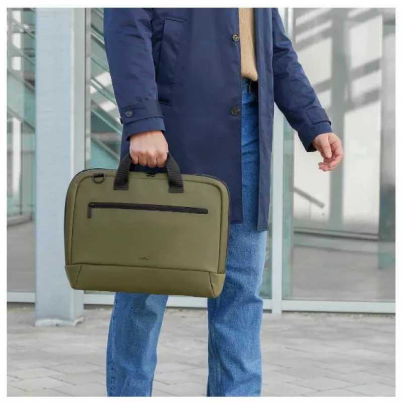 Hama Ultra Lightweight 41.1 cm (16.2 inch) Toploader bag Black, Olive