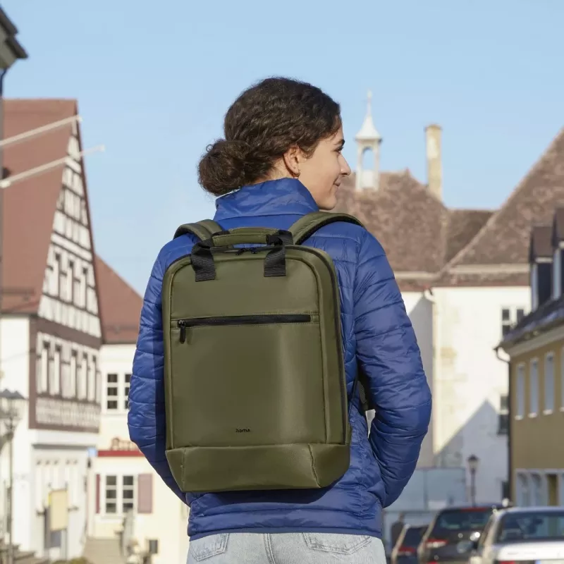Hama 00222054 backpack Rucksack Black, Olive Recycled polyester