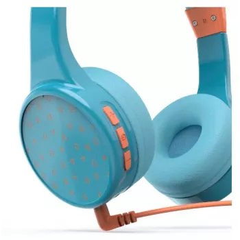 Hama Teens Guard II Headset Wireless Head-band Calls/Music USB Type-C Bluetooth Blue, Orange