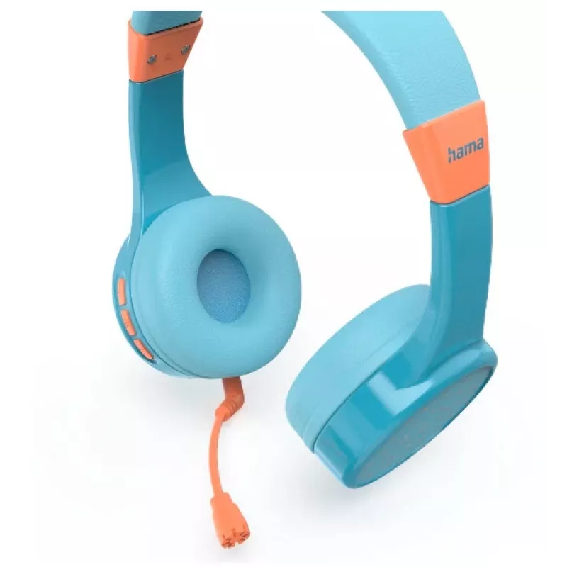 Hama Teens Guard II Headset Wireless Head-band Calls/Music USB Type-C Bluetooth Blue, Orange