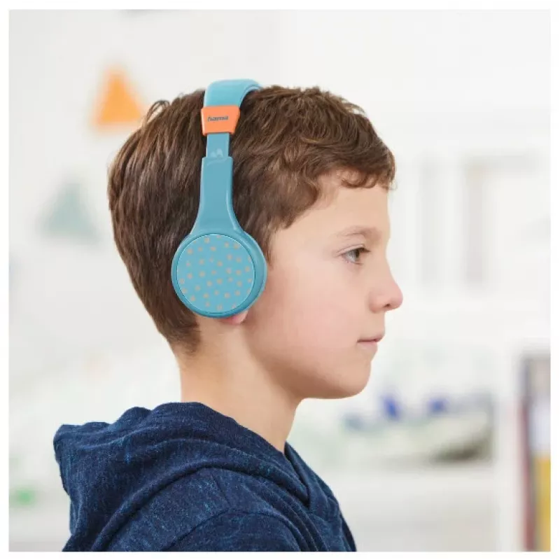 Hama Teens Guard II Headset Wireless Head-band Calls/Music USB Type-C Bluetooth Blue, Orange