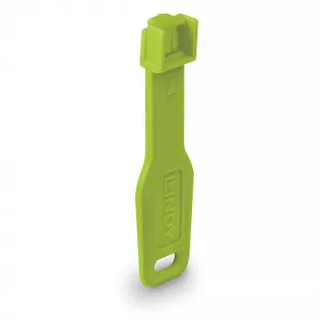 Lindy RJ45 Port Locks Green, 10x + 1 Key, Port blocker + key, RJ-45, Green, Acrylonitrile butadiene styrene (ABS), 10 pc(s), Polybag