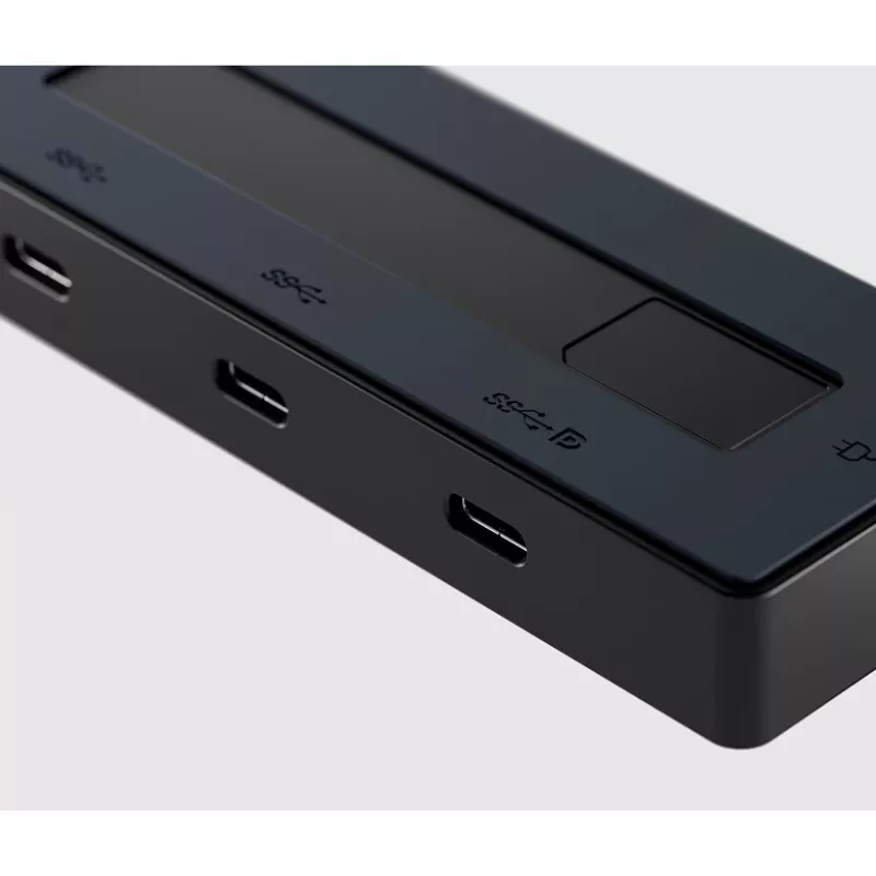 HP 4K USB-C Multiport Hub, USB Type-C, USB Type-C, 10000 Mbit/s, 3840 x 2160, Black, 65 W