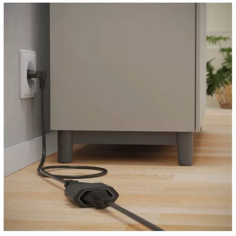 Hama 00223266 power extension 3 m 1 AC outlet(s) Indoor Black