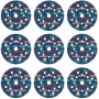 Sanding disc Bosch 2608902407 Ø125 mm — 1 piece abrasive disc for rotary/orbital sanders