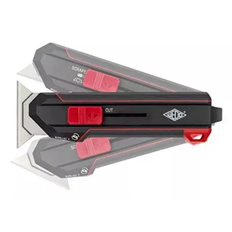 Utility knife WEDO 78 822 Black Red Snap-off blade 50mm 175mm