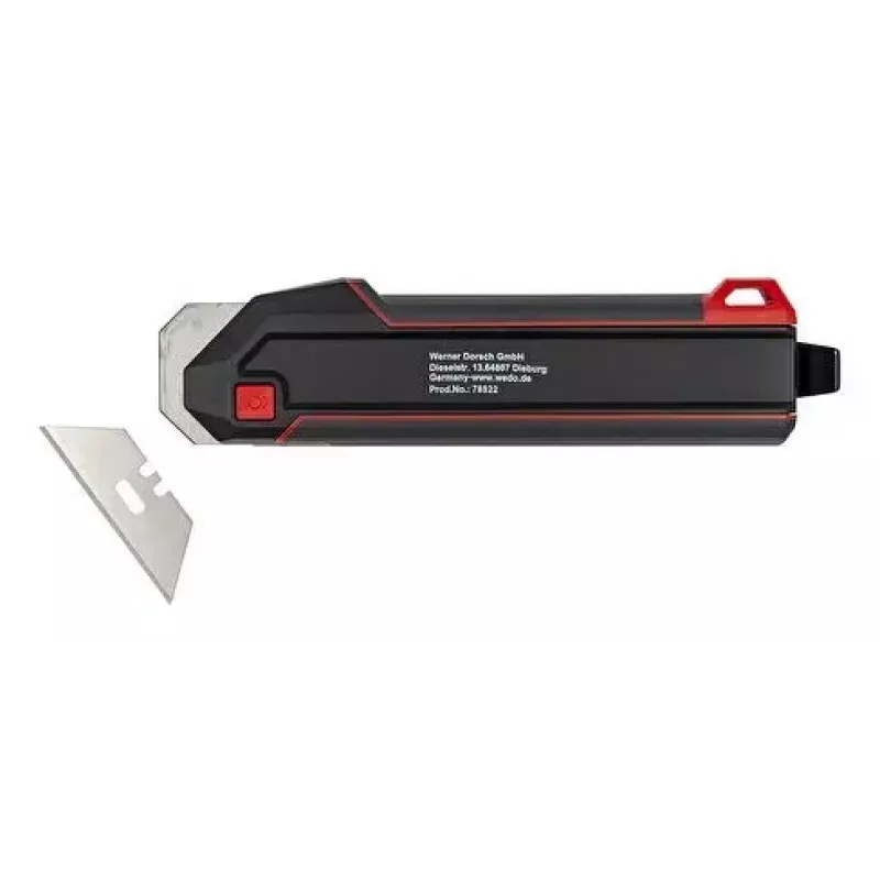 Utility knife WEDO 78 822 Black Red Snap-off blade 50mm 175mm