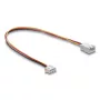 DELOCK cable extension 3-pin (JST) model 90867, PVC, 1.3 mm conductor, single 30 cm lead, black/red/white/yellow