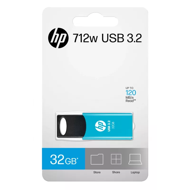 HP 712w USB flash drive 32 GB USB Type-A 3.2 Gen 1 (3.1 Gen 1) Blue