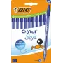 Stick ballpoint pen BIC 516357 Blue Transparent 10 pcs
