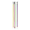 Pencil set TEKA BIC Evolution HB, hexagonal wood pencils, pack of 12, assorted colours