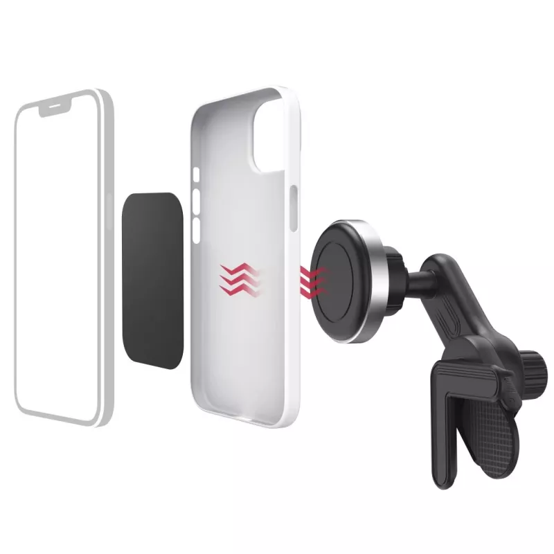 Hama 00201988 holder Active holder Mobile phone/Smartphone Black, Silver