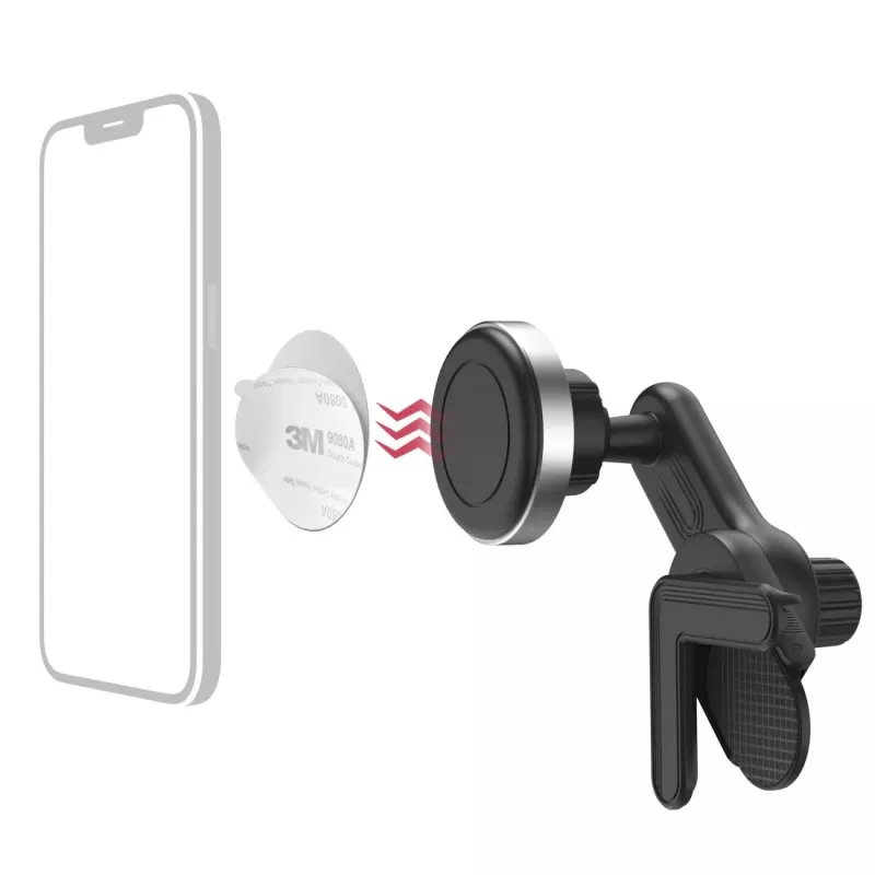 Hama 00201988 holder Active holder Mobile phone/Smartphone Black, Silver