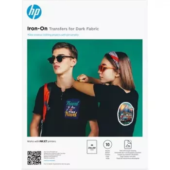 Iron-On Transfers for Dark Fabric A4 (210 x 297 mm) 10 sheets — HP