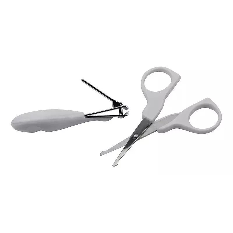 Nail scissors/clippers Olympia BS 869 white — compact manicure tool, package 119×17×209 mm