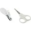 Nail scissors/clippers Olympia BS 869 white — compact manicure tool, package 119×17×209 mm