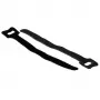 ACT Hook & Loop cable tie 12/125 mm, Hook & loop cable tie, Nylon, Polypropylene (PP), Black, 125 mm, 15 mm, 190 mm