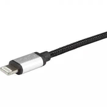 Lightning Cable Renkforce RF-4683966 3m Black Silver