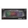 Gaming Keyboard Trust GXT 856 Torac USB QWERTZ German Black RGB LED