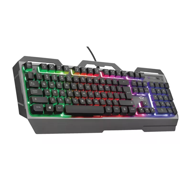 Gaming Keyboard Trust GXT 856 Torac USB QWERTZ German Black RGB LED