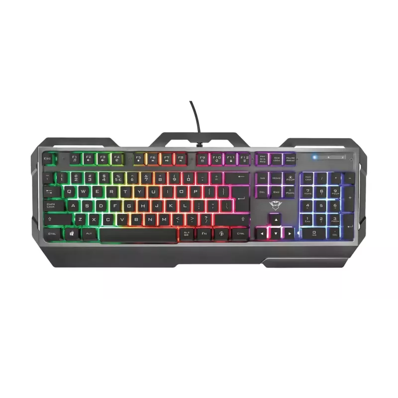 Gaming Keyboard Trust GXT 856 Torac USB QWERTZ German Black RGB LED
