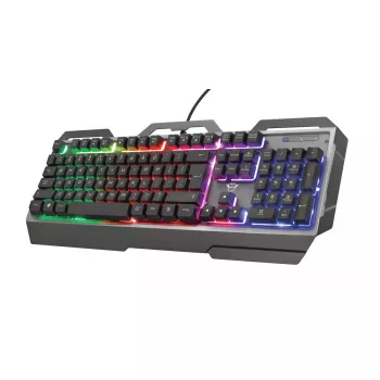 Gaming Keyboard Trust GXT 856 Torac USB QWERTZ German Black RGB LED