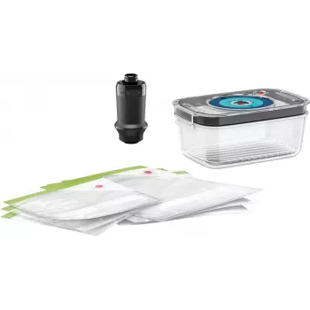 Bosch MSZV6FS1 food storage container Rectangular Set 1 L Black, Green, Grey, Transparent