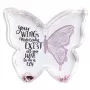 Hama Butterfly Single picture frame Pink, Transparent