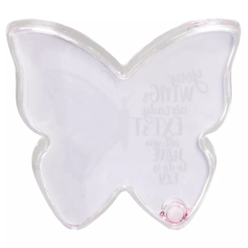 Hama Butterfly Single picture frame Pink, Transparent