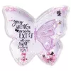 Hama Butterfly Single picture frame Pink, Transparent