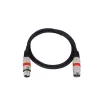 Audio Cable Omnitronic 30220406 1m XLR 3-pin Black