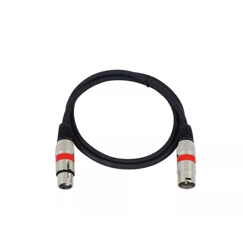 Audio Cable Omnitronic 30220406 1m XLR 3-pin Black