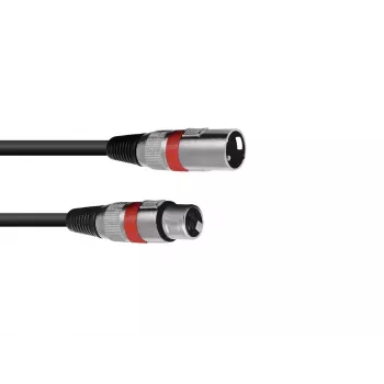 Audio Cable Omnitronic 30220406 1m XLR 3-pin Black