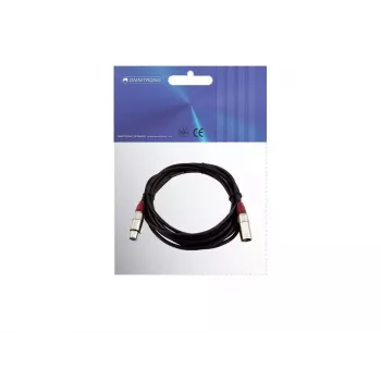 Audio Cable XLR 3-pin Omnitronic 3022050R 5m Black
