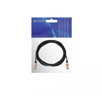 Audio Cable XLR 3-pin Omnitronic 3022052R 7.5 m Black