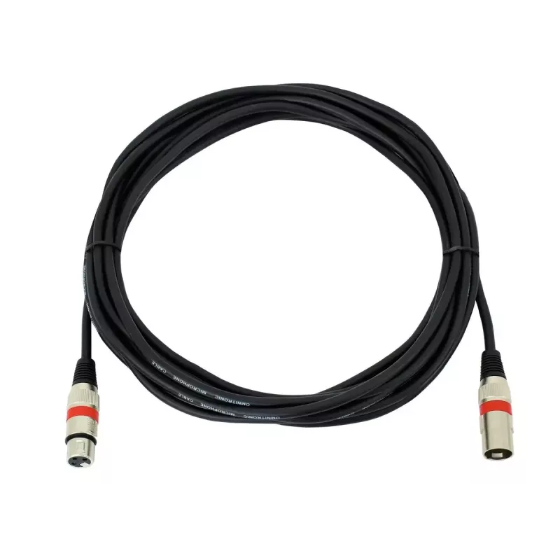 Audio Cable XLR 3-pin Omnitronic 3022052R 7.5 m Black