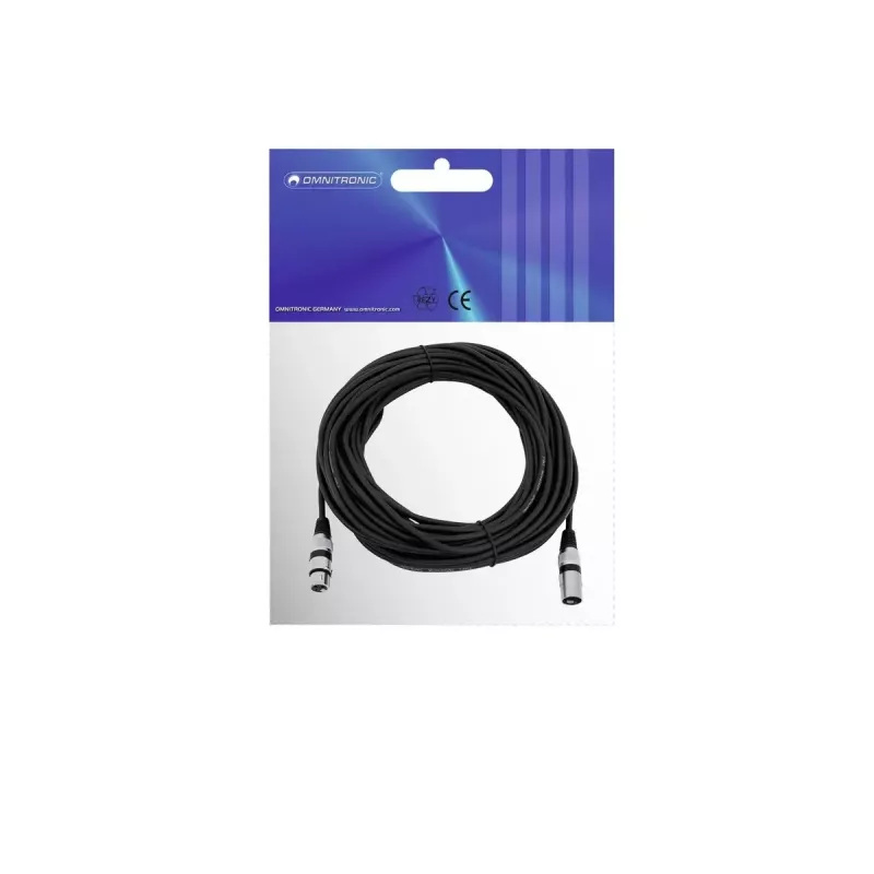 Audio Cable Omnitronic 3022058N 20 m XLR (3-pin) Black